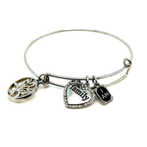 I Am Family Heart Charm Bracelet - Picture 1 of 4
